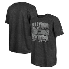 San Antonio Spurs Enzyme Washed Oversized T-Shirt Black