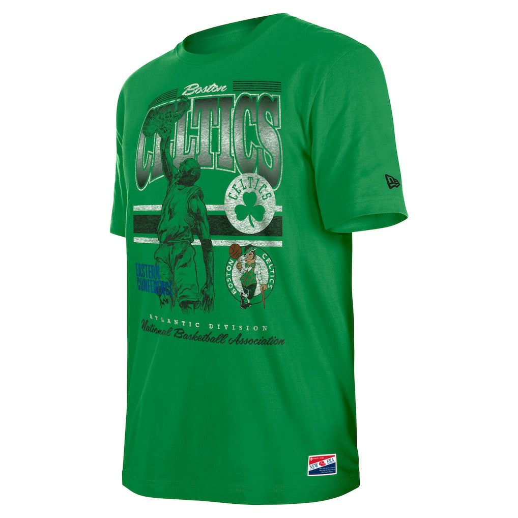 Boston Celtics Enzyme Wash Oversized T-Shirt Kelly Green