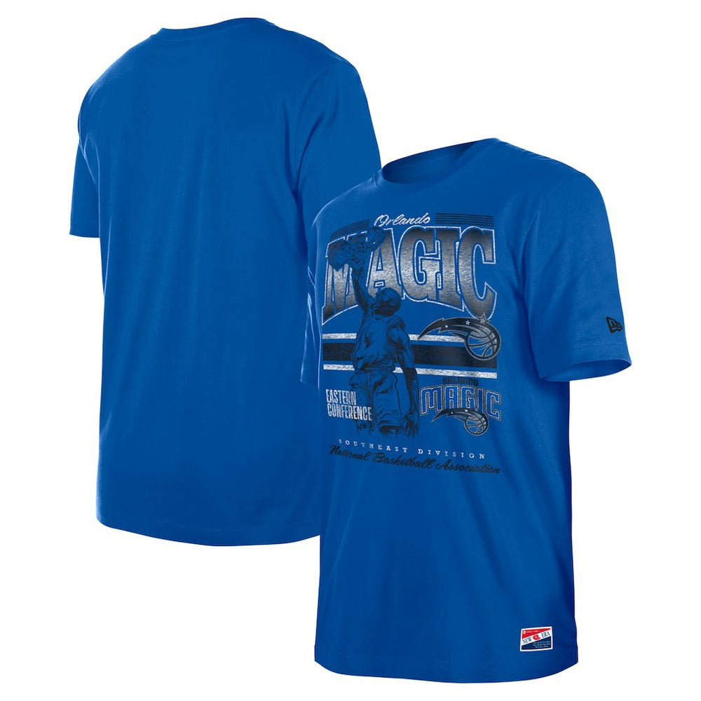 Orlando Magic Enzyme Wash Oversized T-Shirt Blue