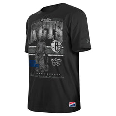 Brooklyn Nets Enzyme Wash Oversized T-Shirt Black