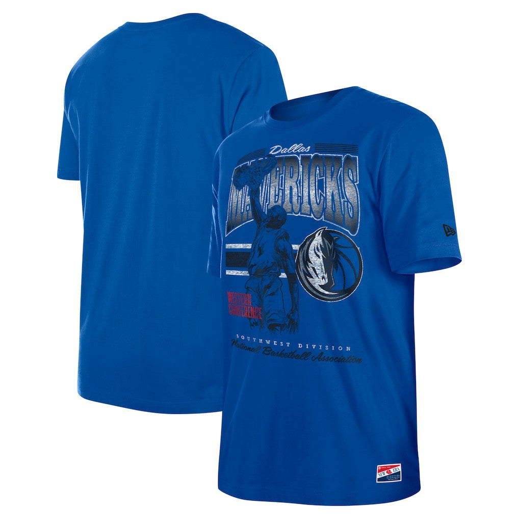 Dallas Mavericks Enzyme Wash Oversized T-Shirt Blue