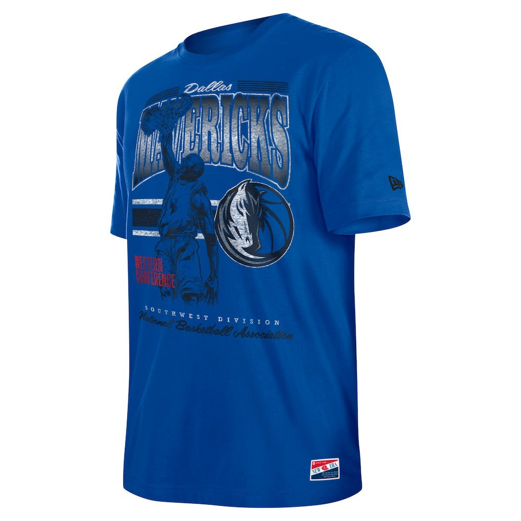 Dallas Mavericks Enzyme Wash Oversized T-Shirt Blue