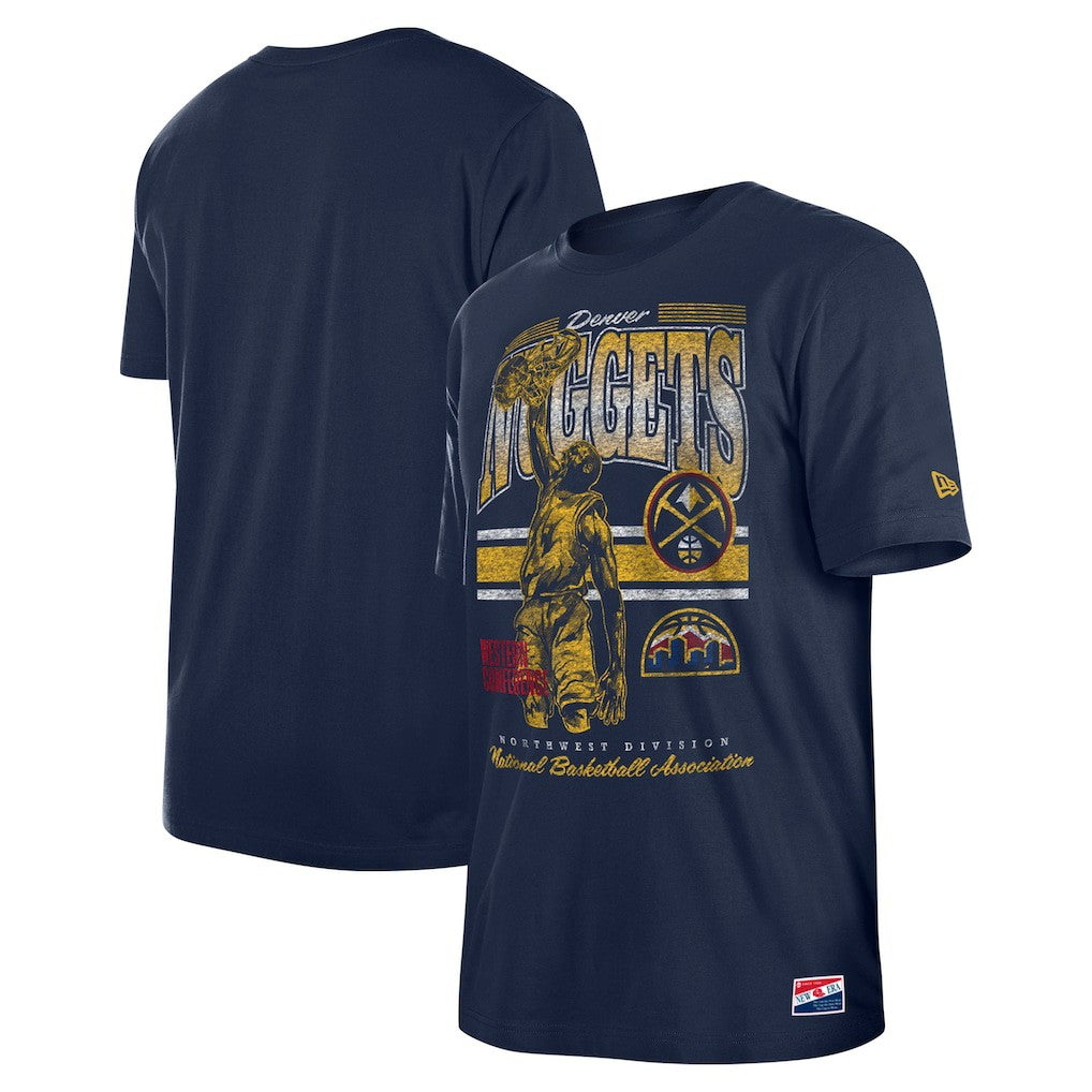 Denver Nuggets Enzyme Wash Oversized T-Shirt Navy