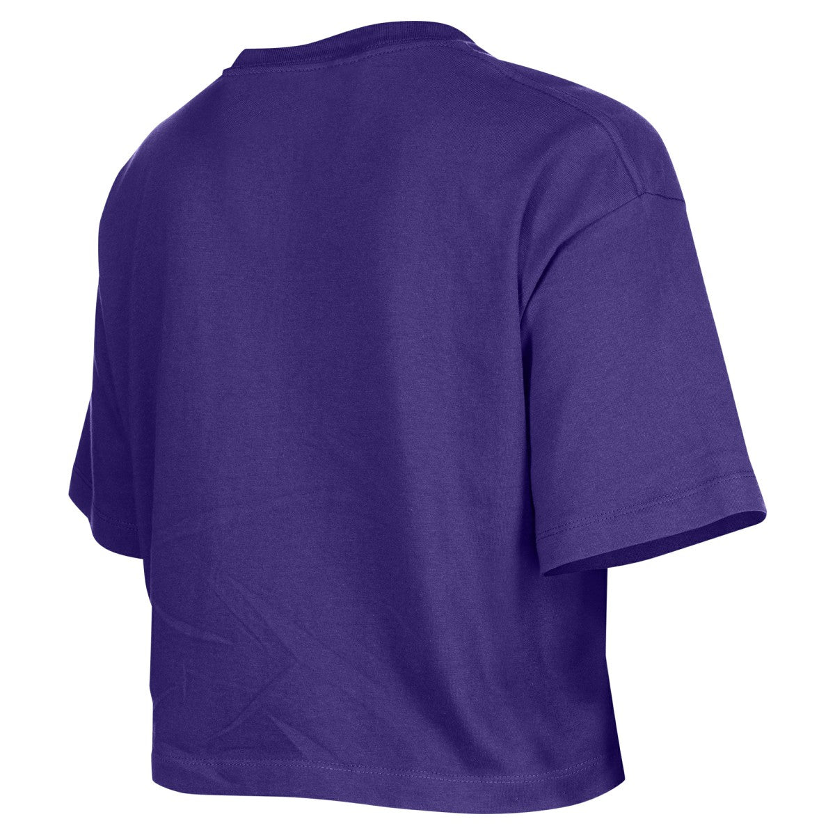 Los Angeles Lakers Women's Oversized Boxy Crop T-Shirt Purple