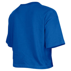Golden State Warriors Women's Oversized Boxy Crop T-Shirt Royal