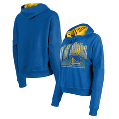 Golden State Warriors Women's Boxy Pullover Hoodie Royal