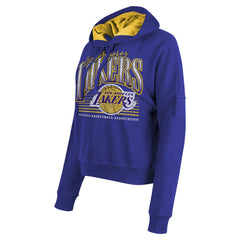 Los Angeles Lakers Women's Boxy Pullover Hoodie Purple