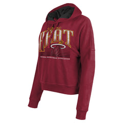Miami Heat Women's Boxy Pullover Hoodie Red