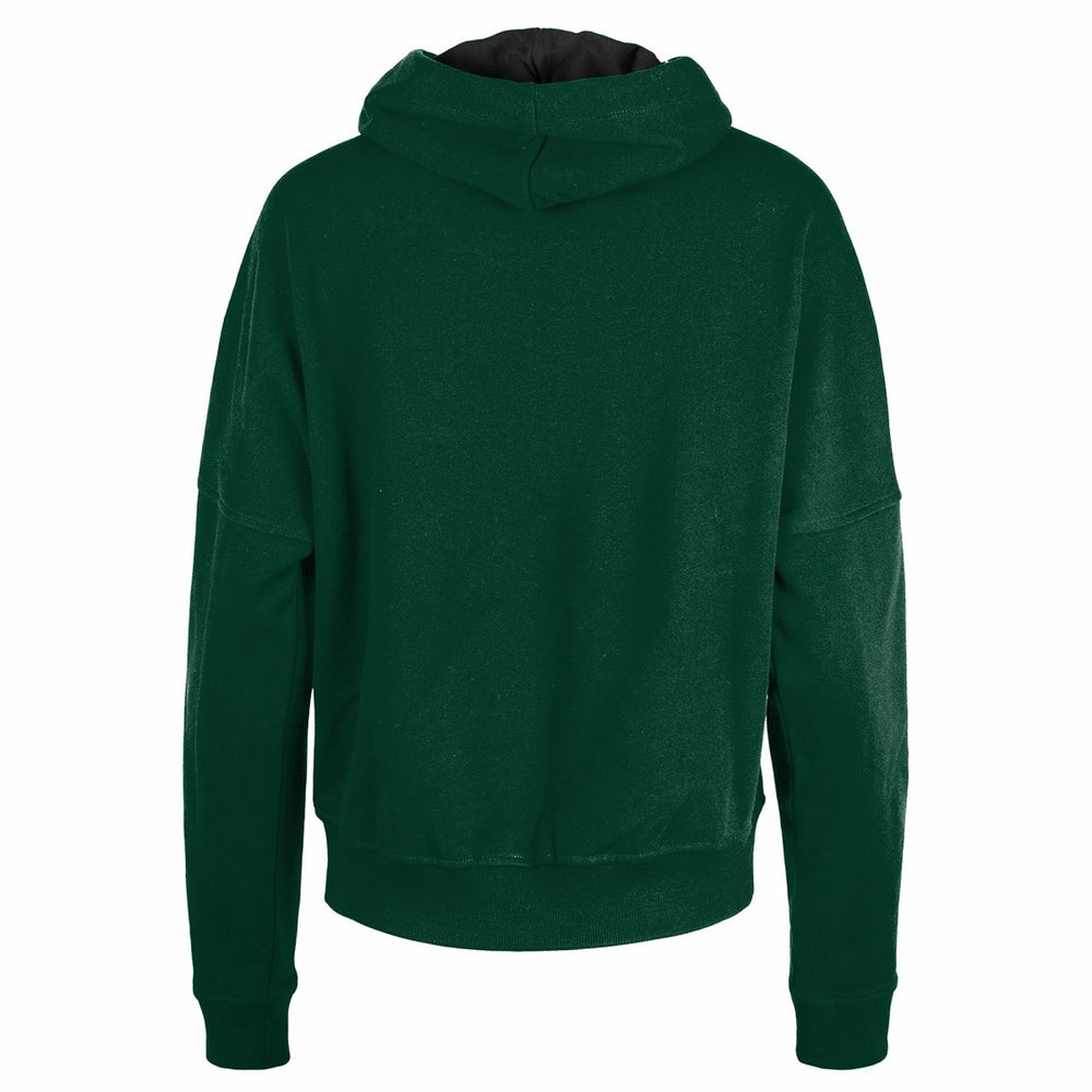 Milwaukee Bucks Women's Boxy Pullover Hoodie Hunter Green
