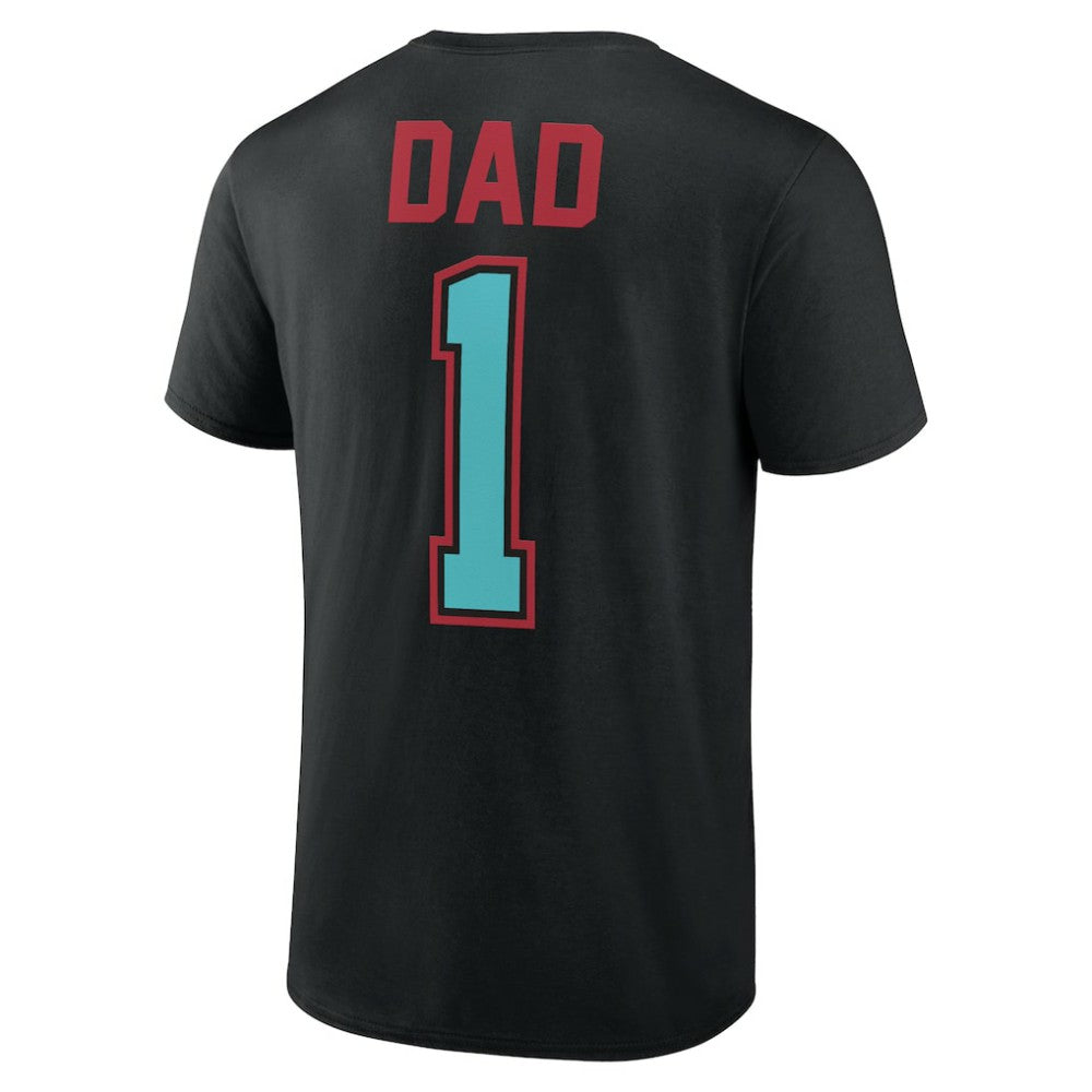 Arizona Diamondbacks Father's Day #1 Dad T-Shirt - Black T-shirts