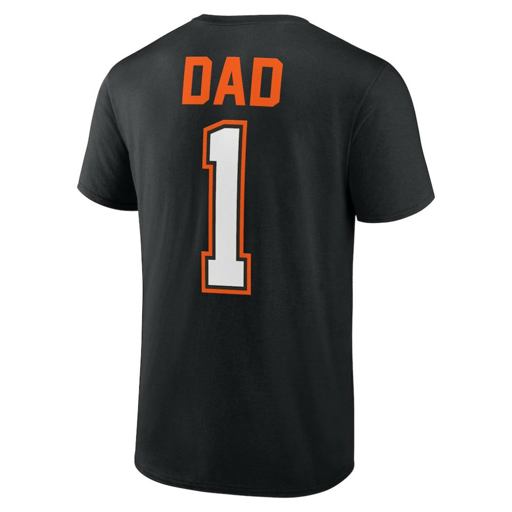 Baltimore Orioles Father's Day #1 Dad T-Shirt - Black T-shirts