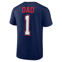 Boston Red Sox Father's Day #1 Dad T-Shirt - Navy T-shirts