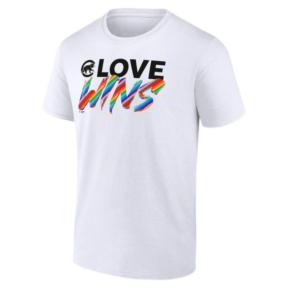Chicago Cubs Love Wins T-Shirt - White T-shirts
