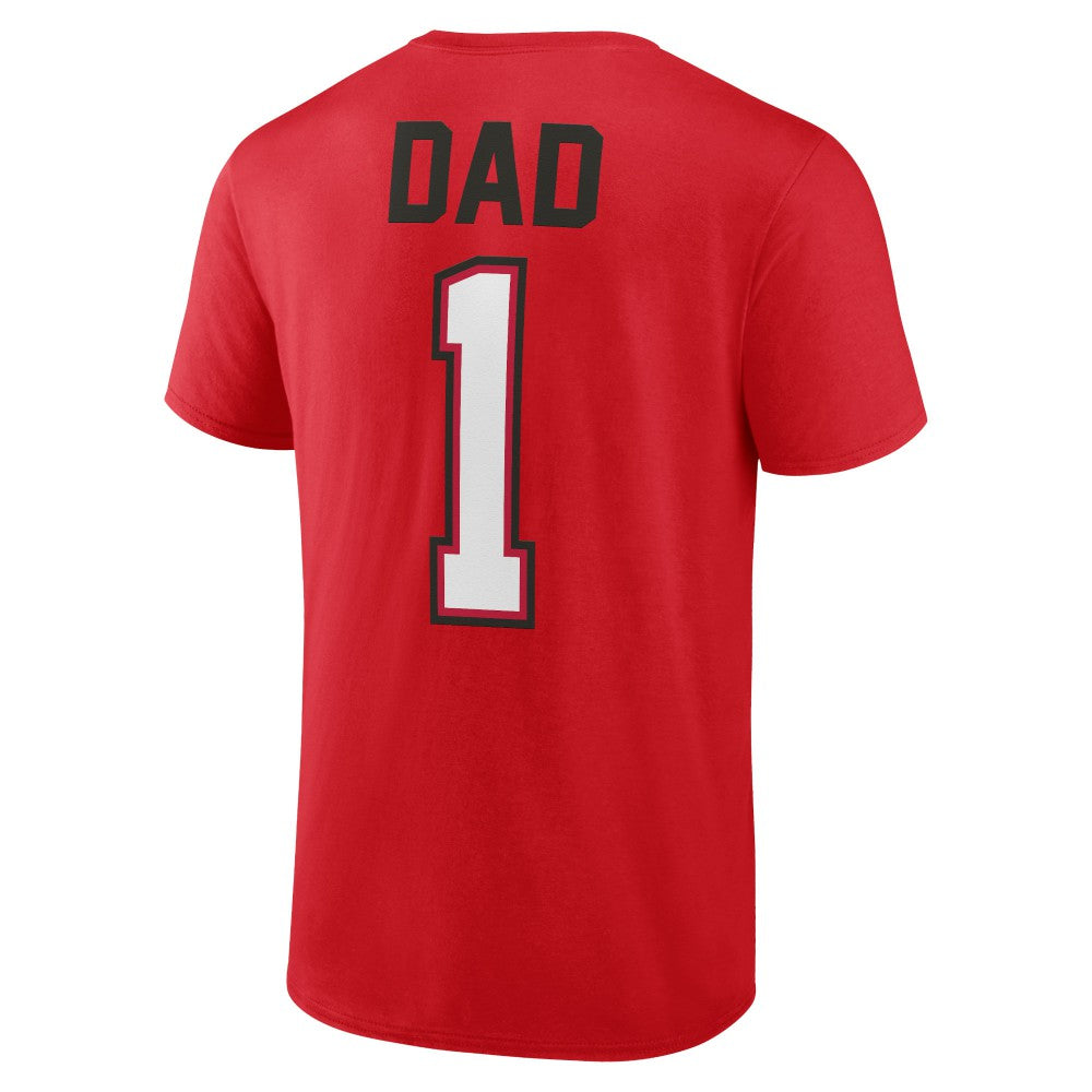 Cincinnati Reds Father's Day #1 Dad T-Shirt - Red T-shirts