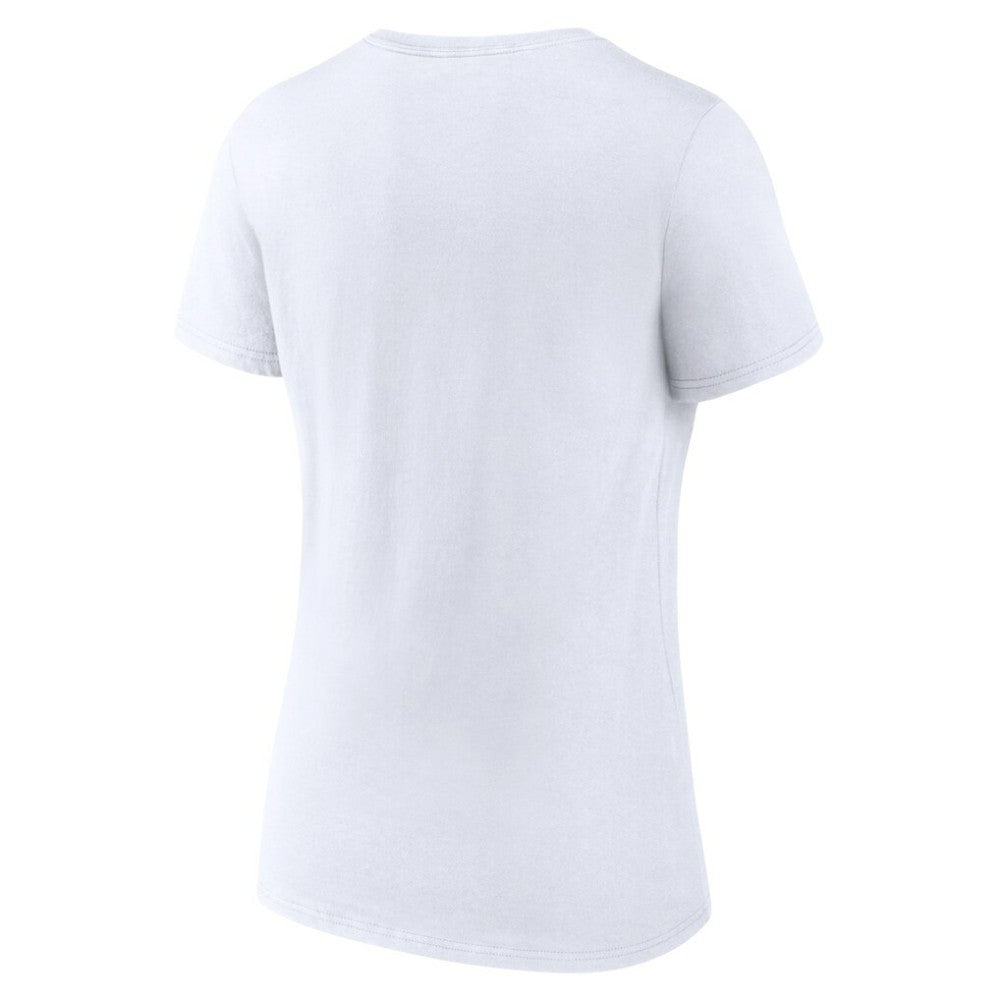 Cleveland Guardians Women's Love Wins V-Neck T-Shirt - White T-shirts