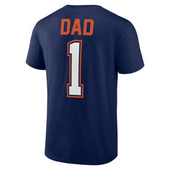 Houston Astros Father's Day #1 Dad T-Shirt - Navy T-shirts