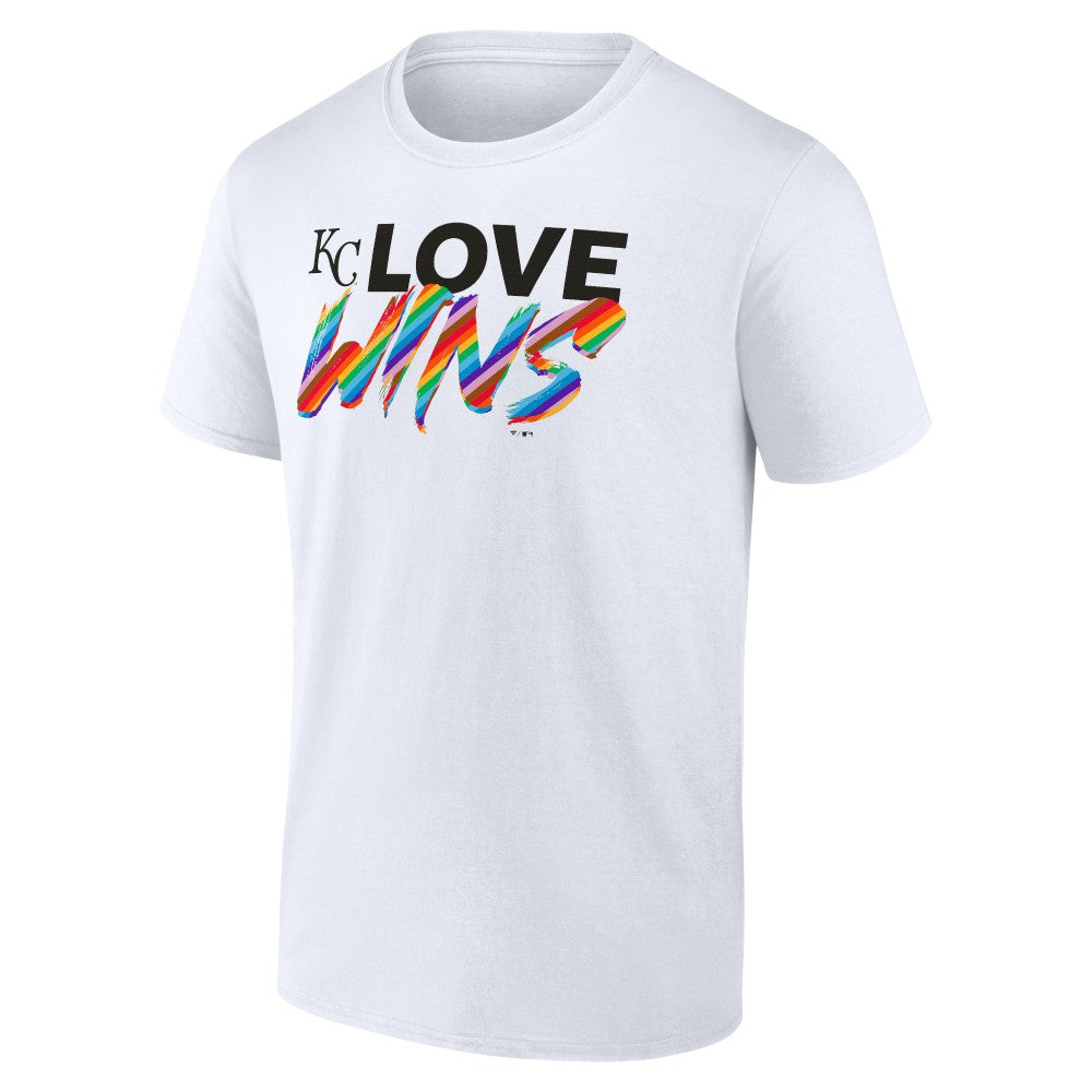 Kansas City Royals Love Wins T-Shirt - White T-shirts