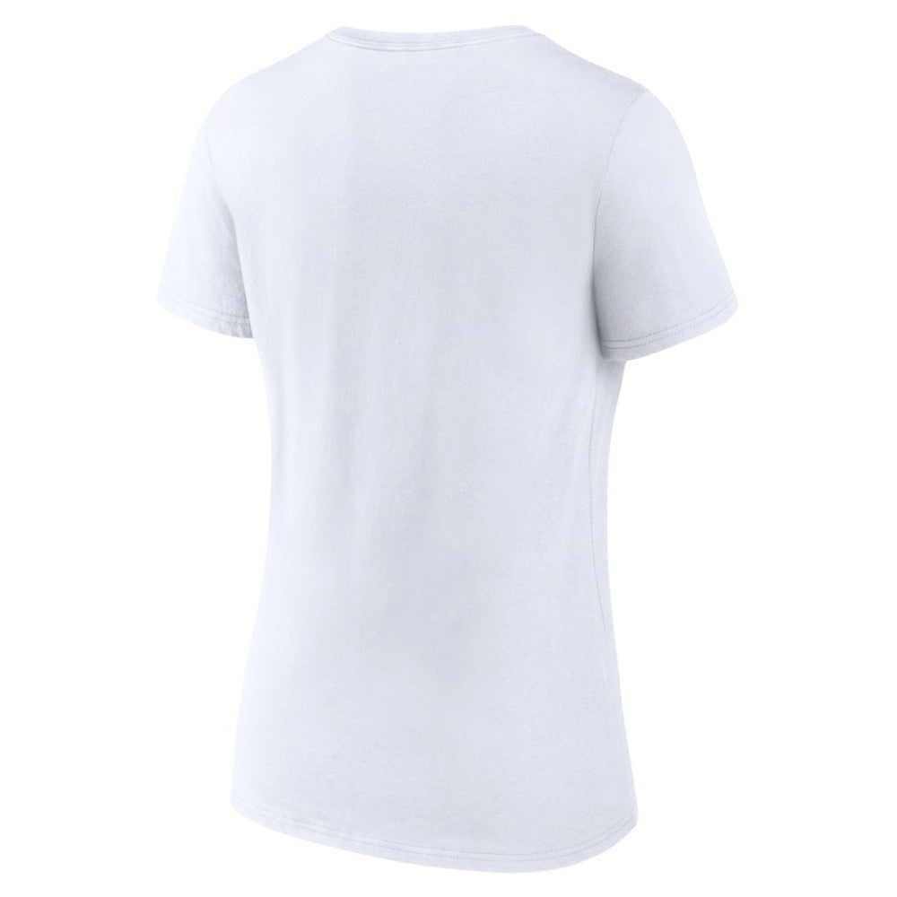 Miami Marlins Women's Love Wins V-Neck T-Shirt - White T-shirts