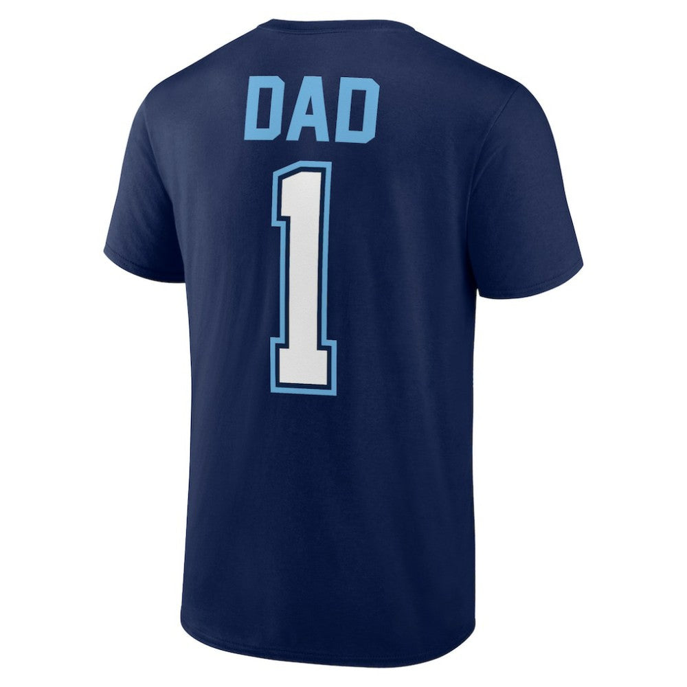 Tampa Bay Rays Father's Day #1 Dad T-Shirt - Navy T-shirts
