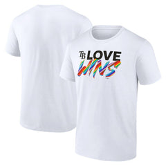 Tampa Bay Rays Love Wins T-Shirt - White T-shirts