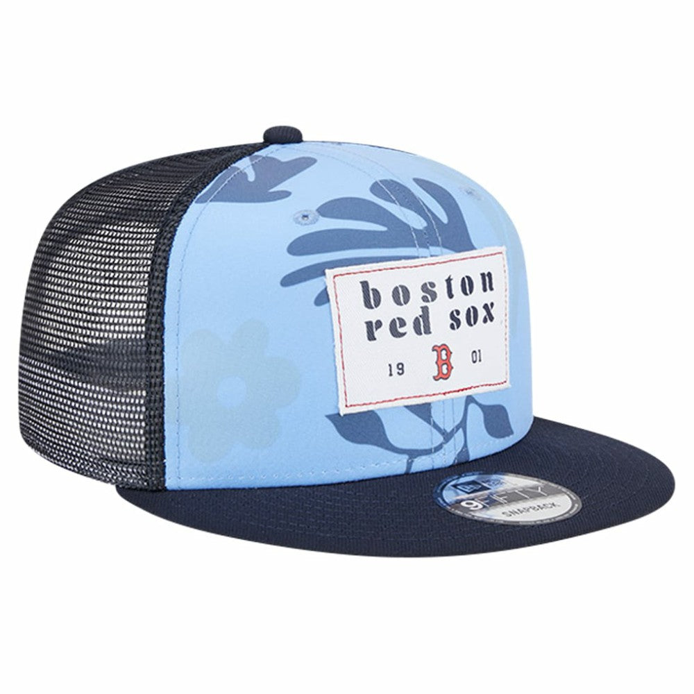 Boston Red Sox New Era Bikini Bottom Trucker 9FIFTY Snapback Hat - Navy Hats