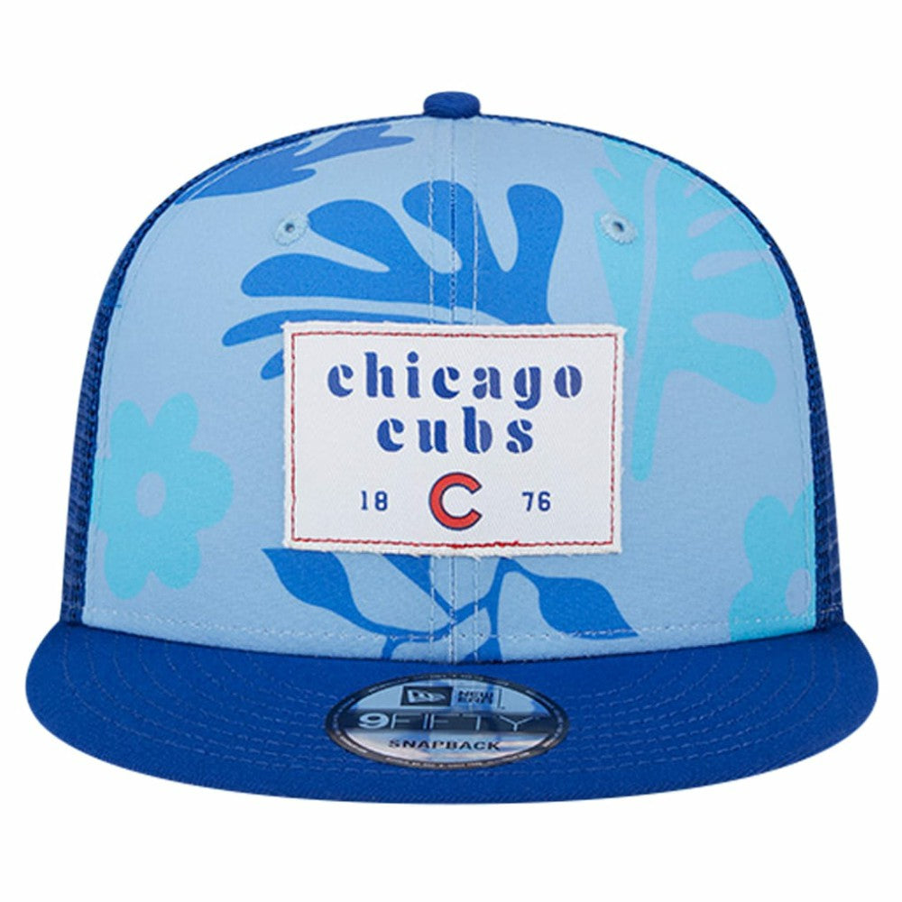 Chicago Cubs New Era Bikini Bottom Trucker 9FIFTY Snapback Hat - Royal Hats