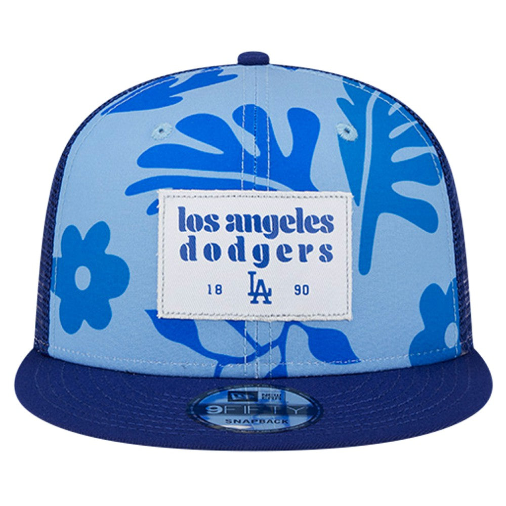 Los Angeles Dodgers New Era Bikini Bottom Trucker 9FIFTY Snapback Hat - Royal Hats