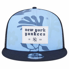 New York Yankees New Era Bikini Bottom Trucker 9FIFTY Snapback Hat - Navy Hats
