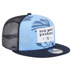 New York Yankees New Era Bikini Bottom Trucker 9FIFTY Snapback Hat - Navy Hats