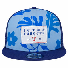 Texas Rangers New Era Bikini Bottom Trucker 9FIFTY Snapback Hat - Royal Hats
