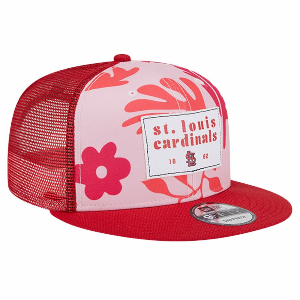 St. Louis Cardinals New Era Bikini Bottom Trucker 9FIFTY Snapback Hat - Red Hats