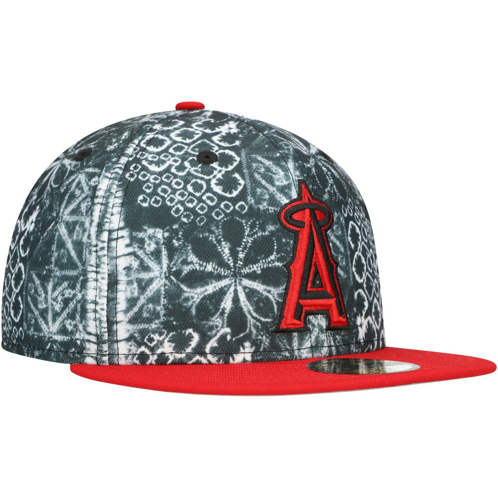Los Angeles Angels New Era Sands 59FIFTY Fitted Hat - Black Hats
