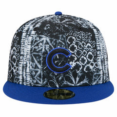Chicago Cubs New Era Sands 59FIFTY Fitted Hat - Black Hats
