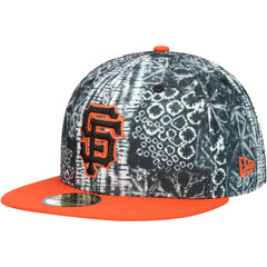 San Francisco Giants New Era Sands 59FIFTY Fitted Hat - Black Hats