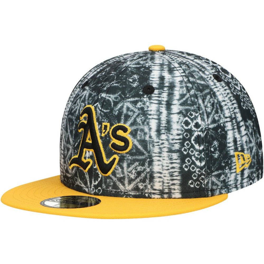 Athletics New Era Sands 59FIFTY Fitted Hat - Black Hats