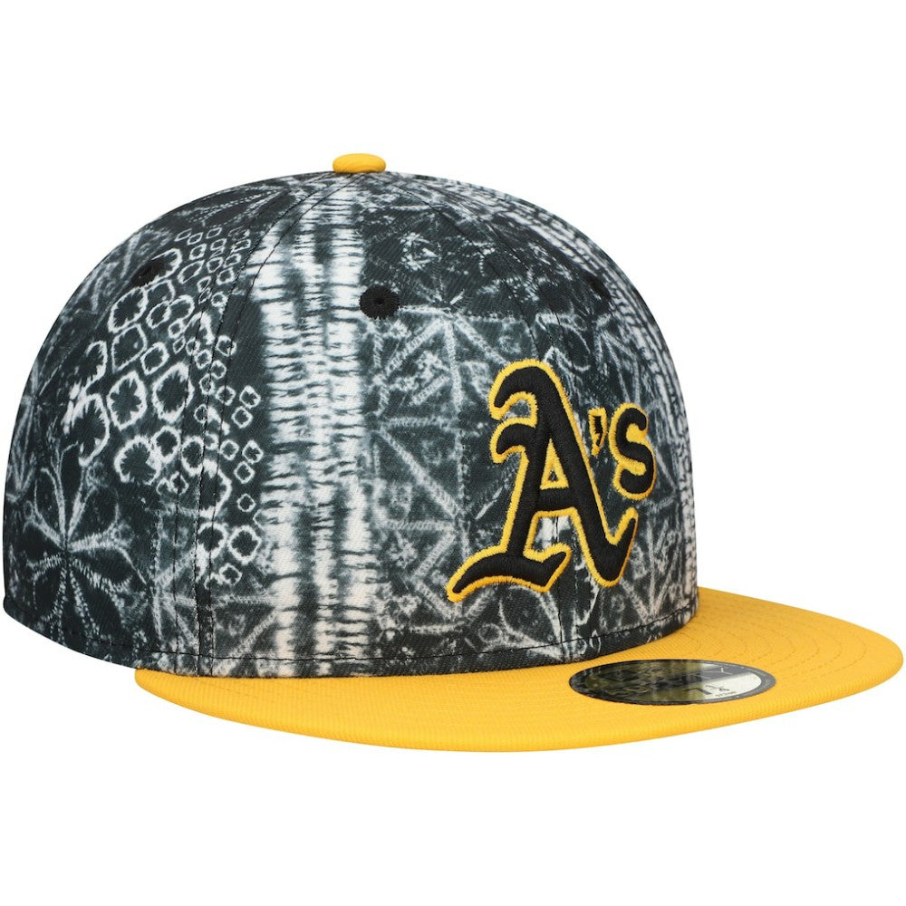 Athletics New Era Sands 59FIFTY Fitted Hat - Black Hats