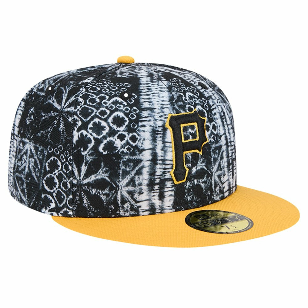 Pittsburgh Pirates New Era Sands 59FIFTY Fitted Hat - Black Hats