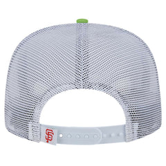 San Francisco Giants New Era Neon Horizon A-Frame Trucker 9FIFTY Snapback Hat - Red Hats
