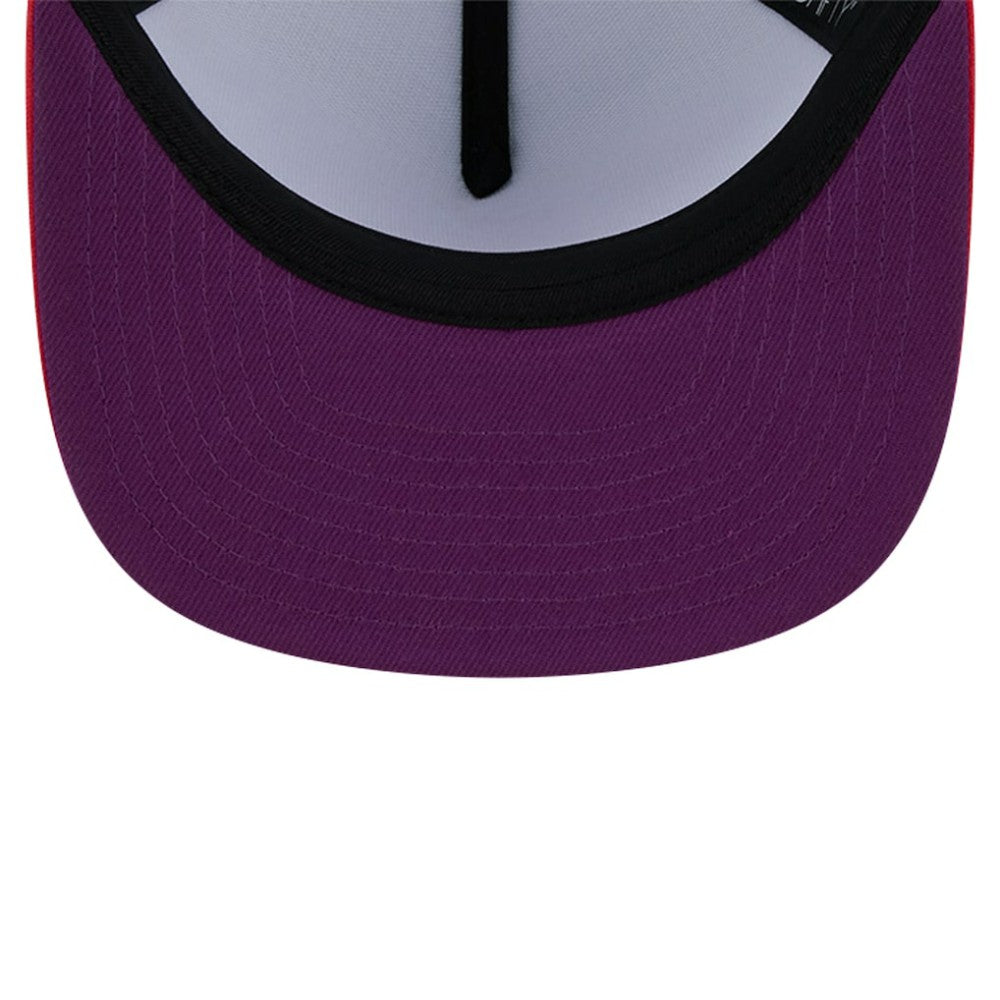 New York Yankees New Era Neon Horizon A-Frame Trucker 9FIFTY Snapback Hat - Red Hats
