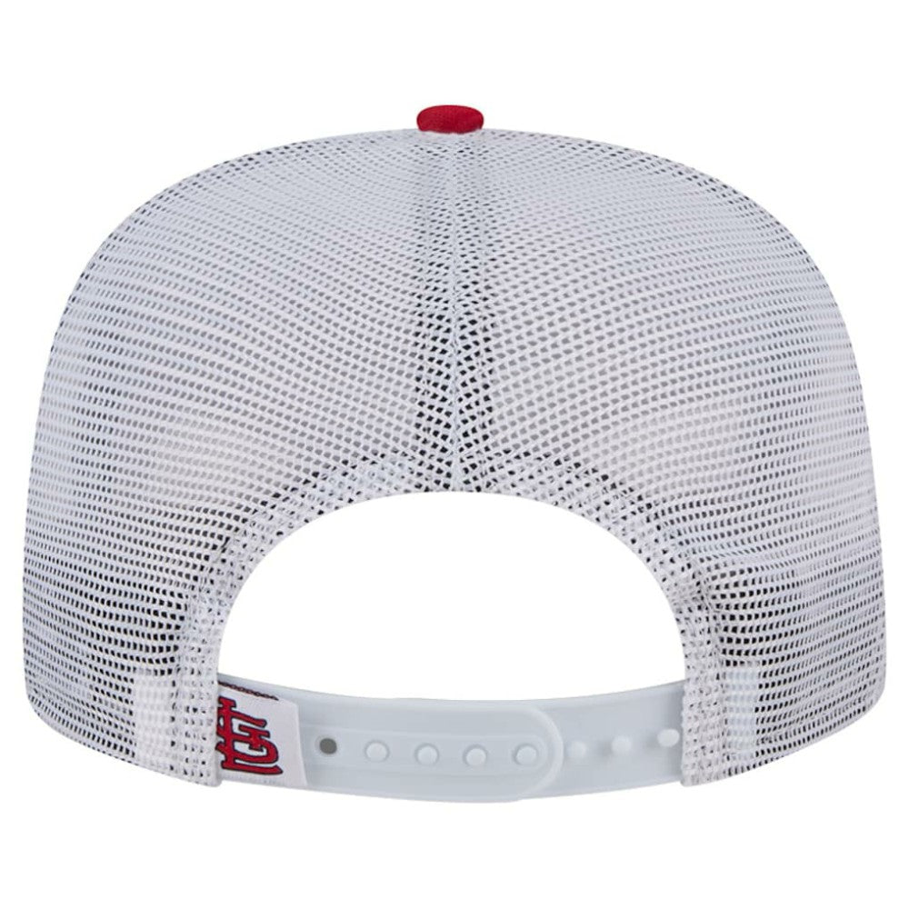 St. Louis Cardinals New Era Team Horizon 9FIFTY A-Frame Trucker Snapback Hat - Red Hats