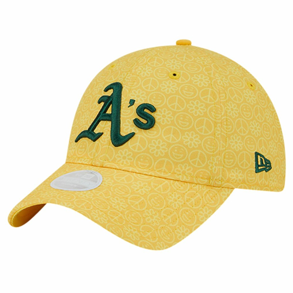 Athletics New Era Women's Don't Worry 9TWENTY Adjustable Hat - Gold Hats