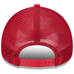 San Francisco 49ers New Era Retro Wordmark A-Frame 9FORTY Adjustable Hat White/Scarlet
