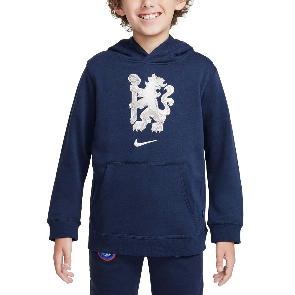 Chelsea Youth Club Pullover Hoodie Navy