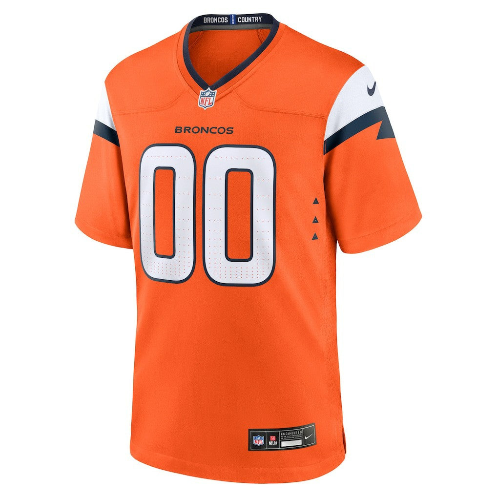 Denver Broncos Mile High Collection Custom Game Jersey Orange