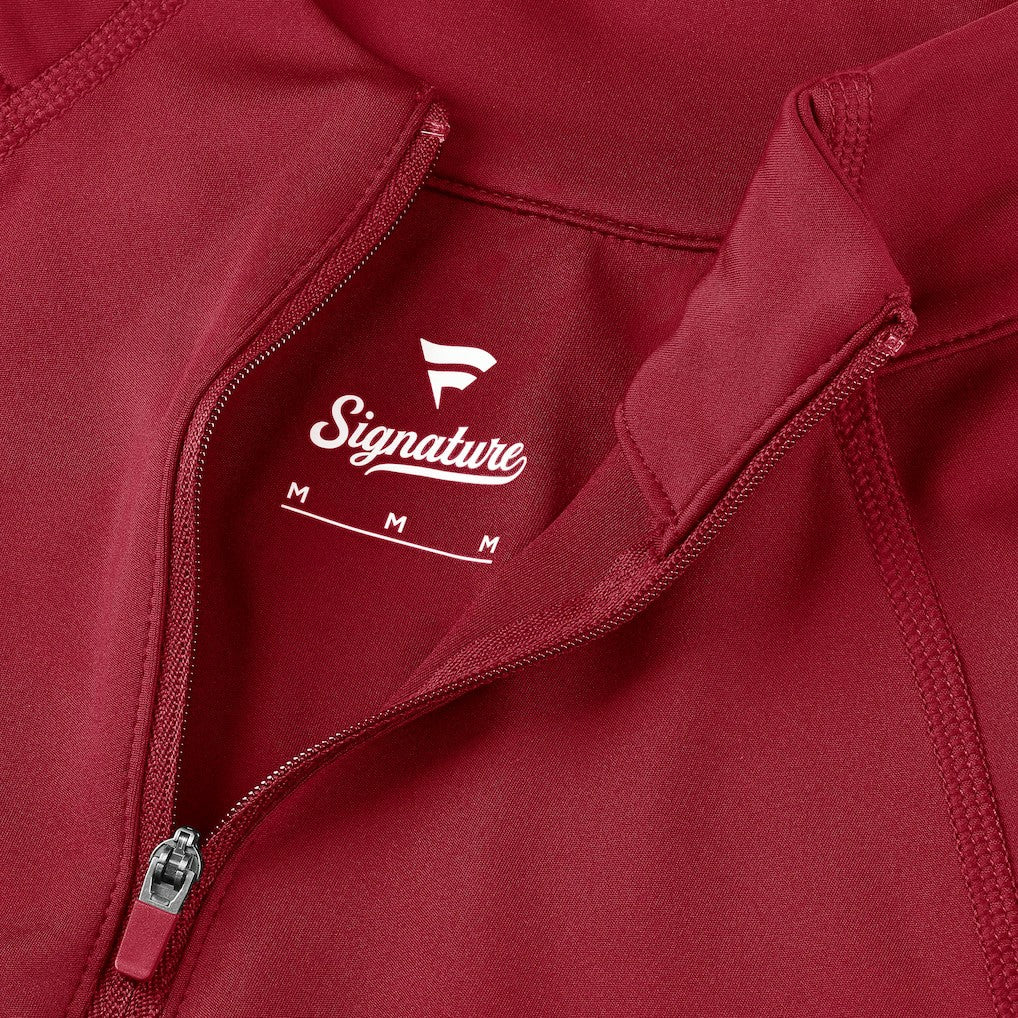 San Francisco 49ers Women's Elements Quarter-Zip Jacket Scarlet