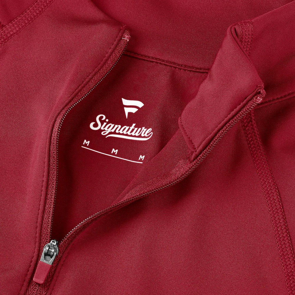 San Francisco 49ers Women's Elements Quarter-Zip Jacket Scarlet