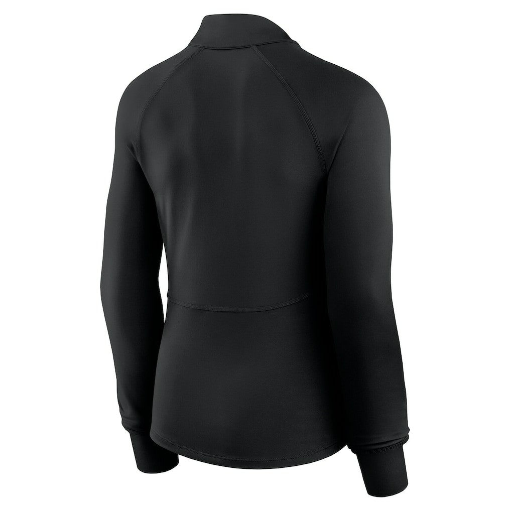 Cincinnati Bengals Women's Elements Raglan Quarter-Zip Jacket Black