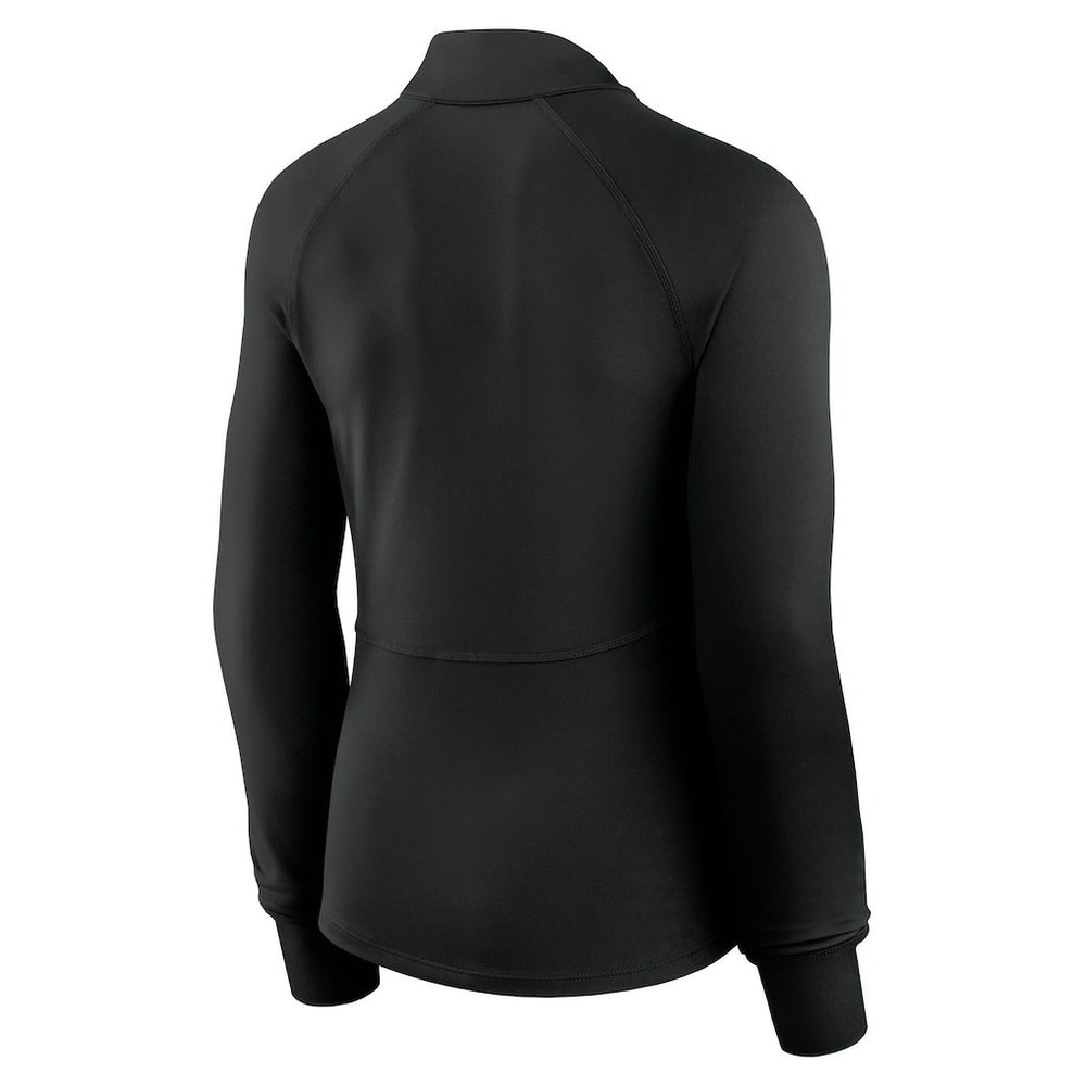 Cincinnati Bengals Women's Elements Raglan Quarter-Zip Jacket Black