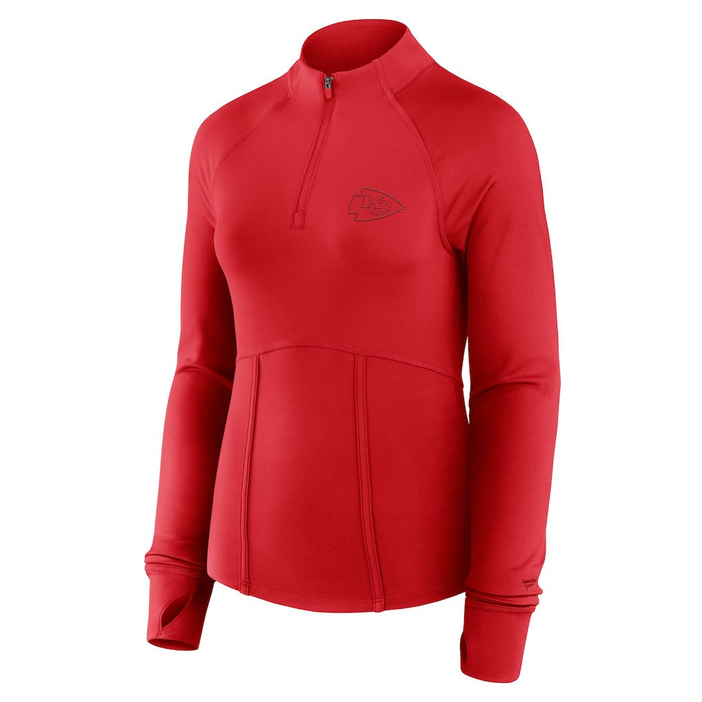 Kansas City Chiefs Women's Elements Quarter-Zip Jacket Red