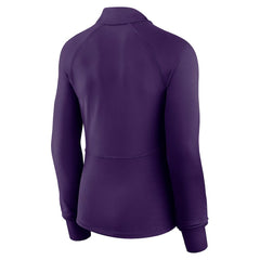 Minnesota Vikings Women's Elements Raglan Quarter-Zip Jacket Purple
